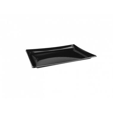 PAGODA PLATTER ZWART 12x22cm  300st